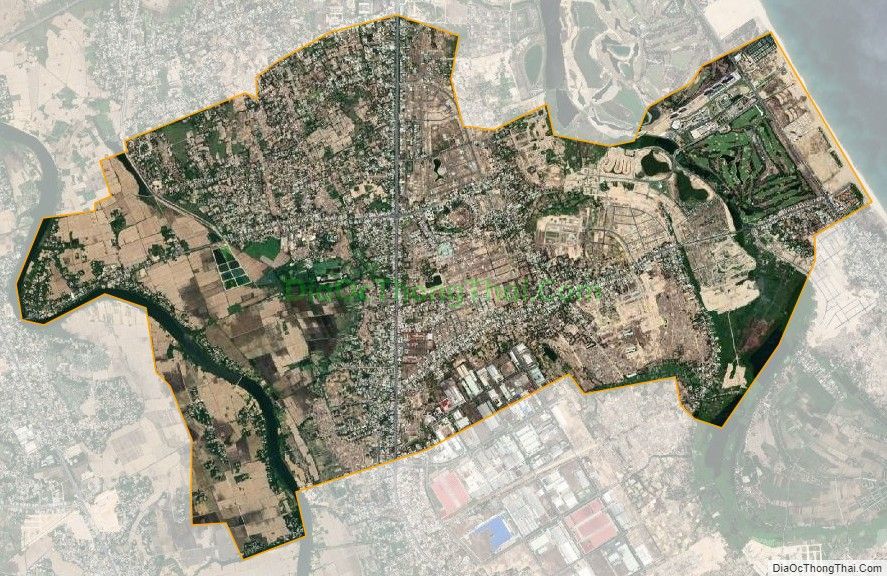 Bản đồ vệ tinh phường Điện Ngọc, thị xã Điện Bàn