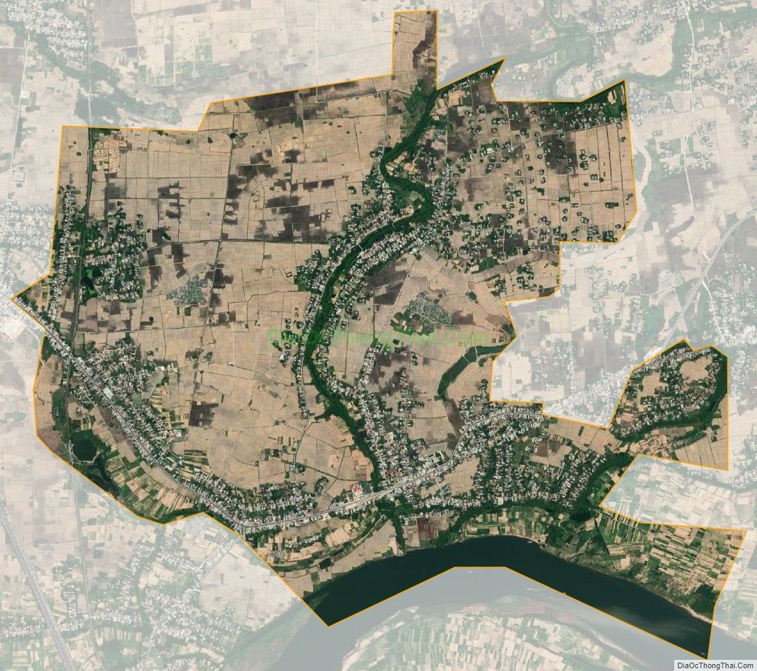 Bản đồ vệ tinh xã Điện Phước, thị xã Điện Bàn