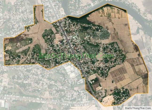 Bản đồ vệ tinh xã Điện Thắng Bắc, thị xã Điện Bàn