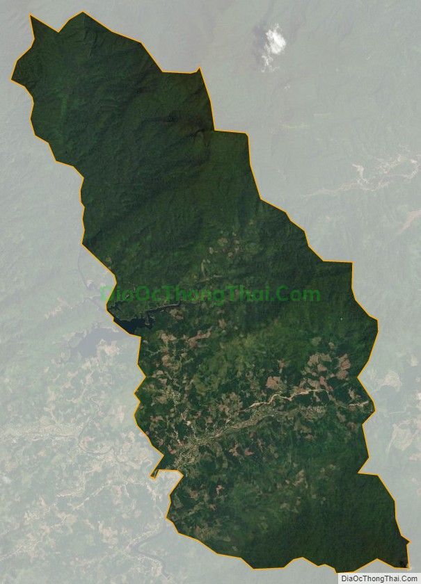 Bản đồ vệ tinh xã A Ting, huyện Đông Giang