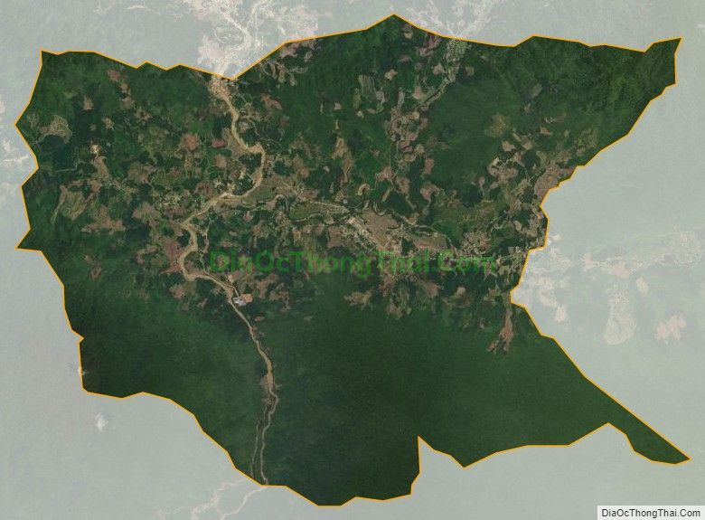 Bản đồ vệ tinh xã Ba, huyện Đông Giang