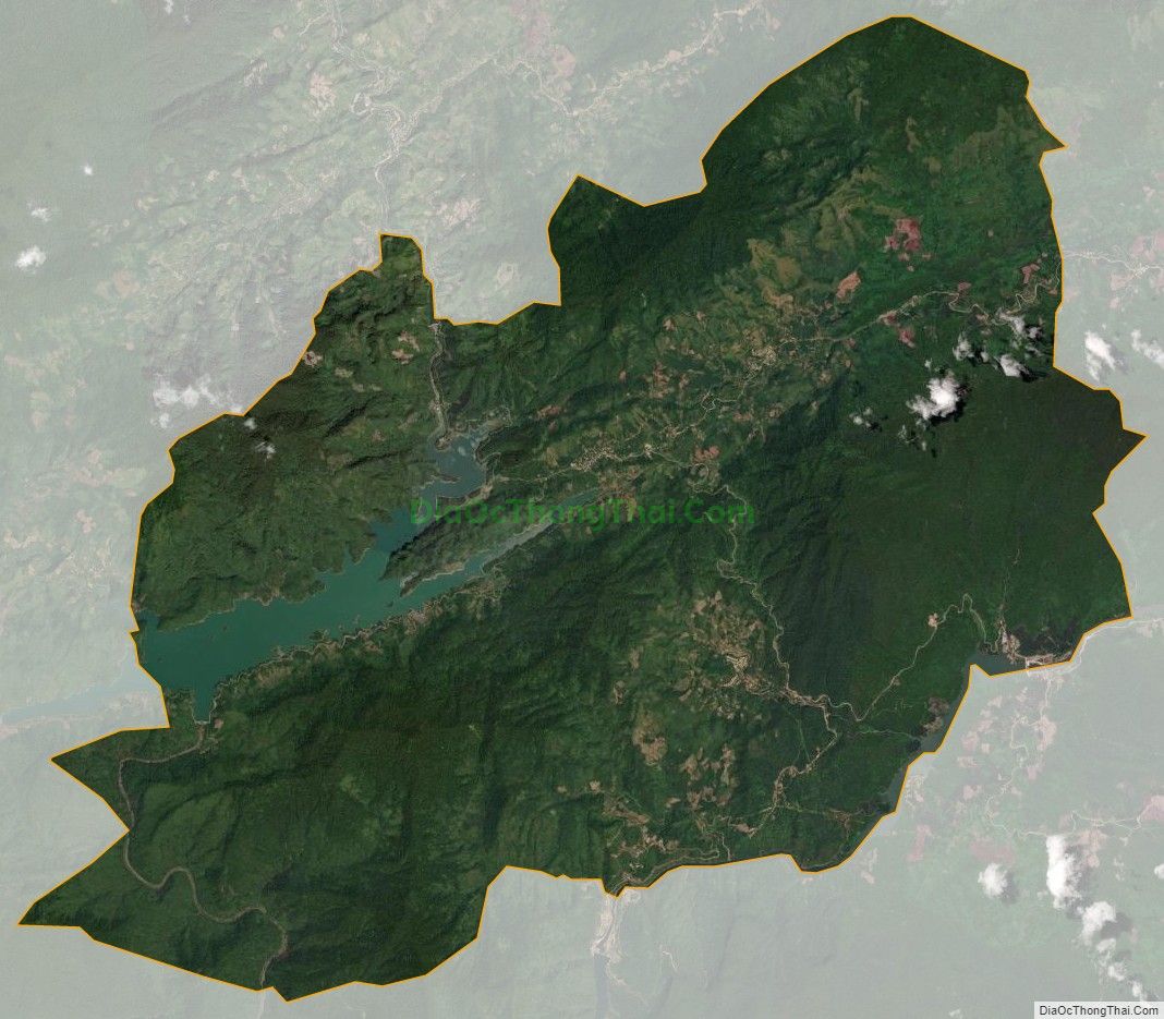 Bản đồ vệ tinh xã Mà Cooih, huyện Đông Giang