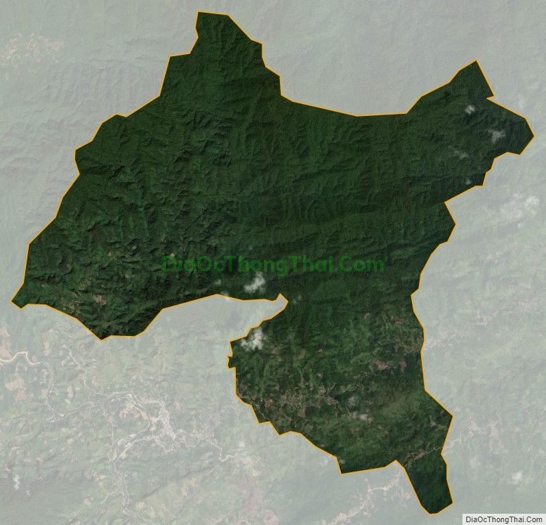 Bản đồ vệ tinh xã Tà Lu, huyện Đông Giang