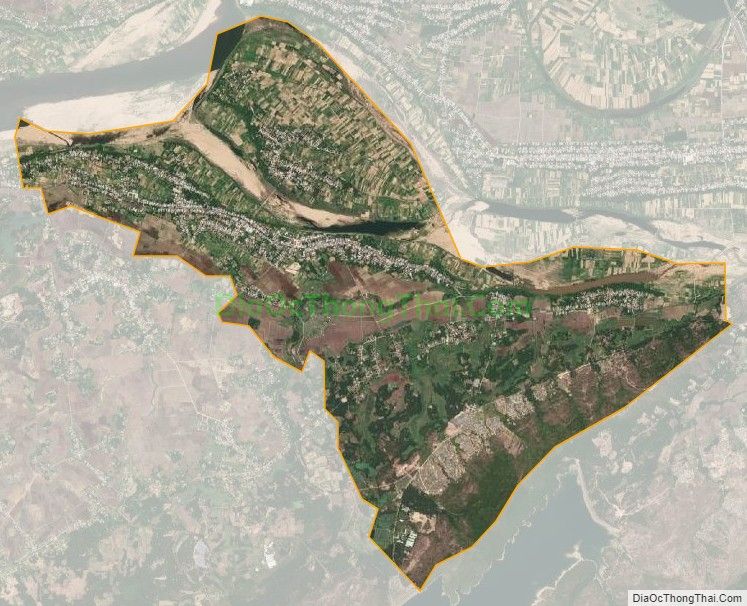 Bản đồ vệ tinh xã Duy Châu, huyện Duy Xuyên
