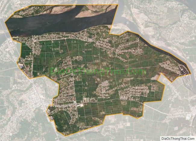 Bản đồ vệ tinh xã Duy Phước, huyện Duy Xuyên