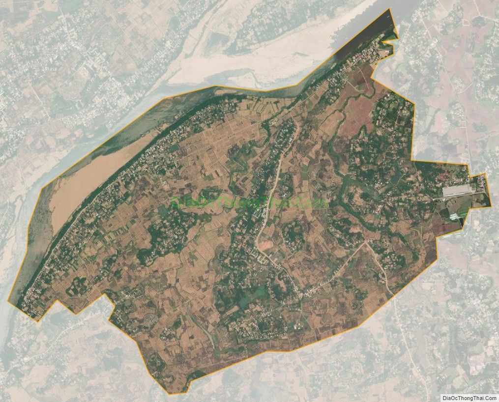 Bản đồ vệ tinh xã Duy Tân, huyện Duy Xuyên