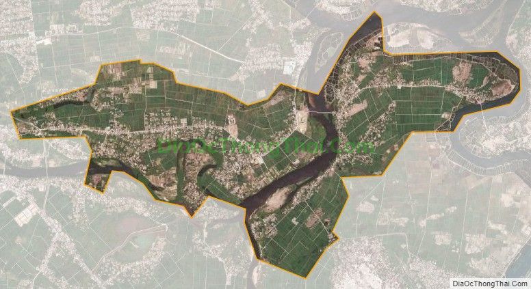 Bản đồ vệ tinh xã Duy Thành, huyện Duy Xuyên