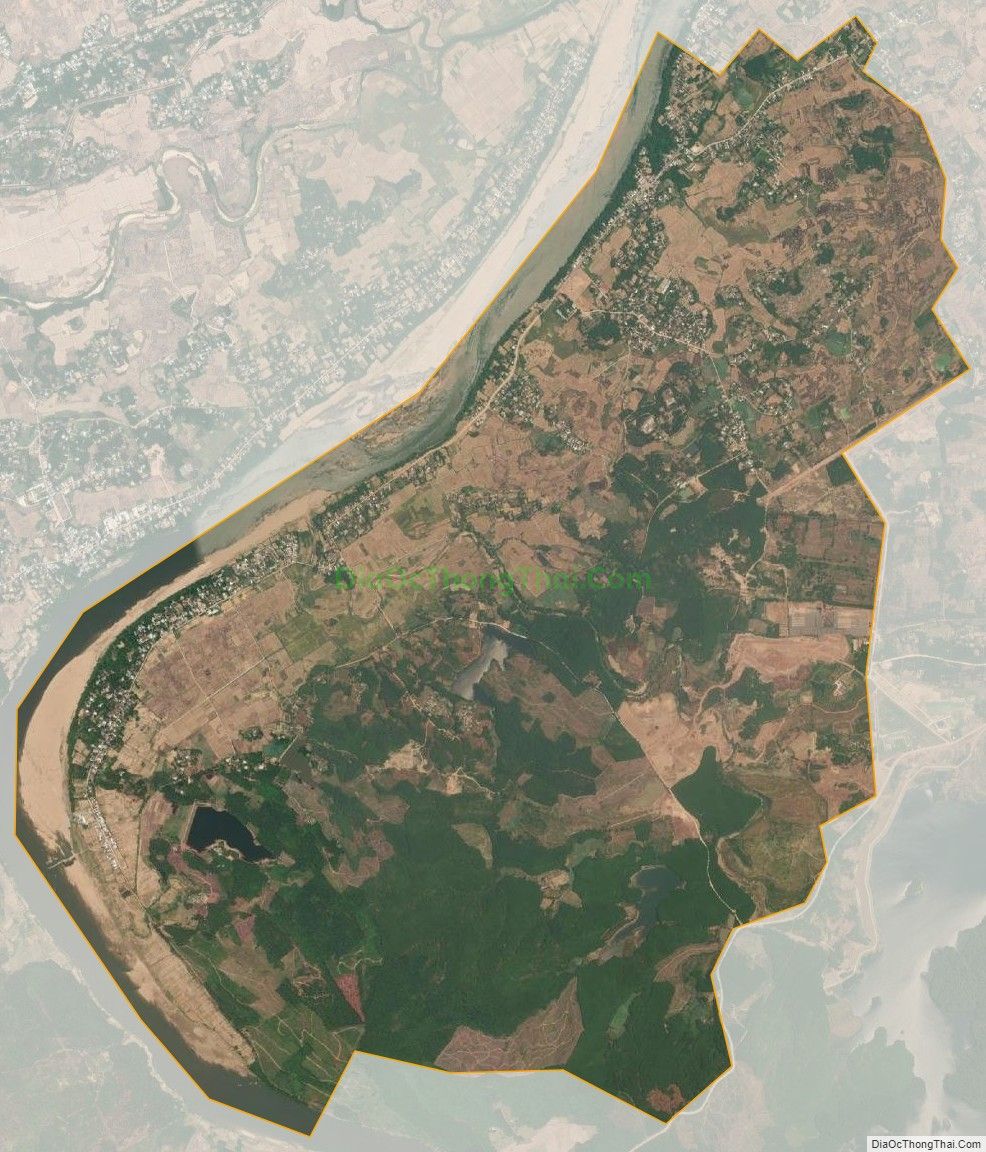 Bản đồ vệ tinh xã Duy Thu, huyện Duy Xuyên