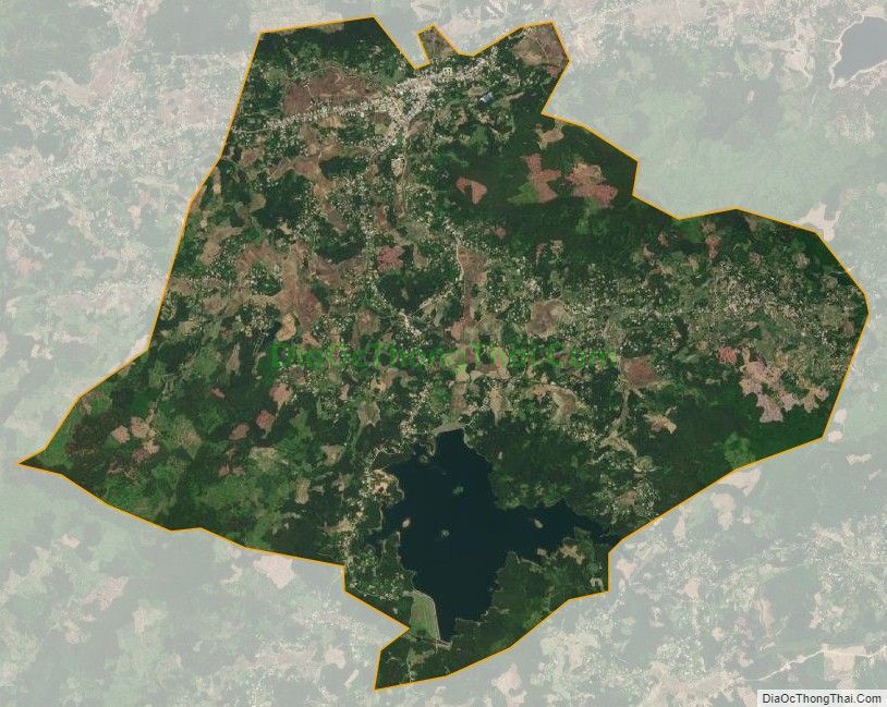 Bản đồ vệ tinh xã Bình Lâm, huyện Hiệp Đức