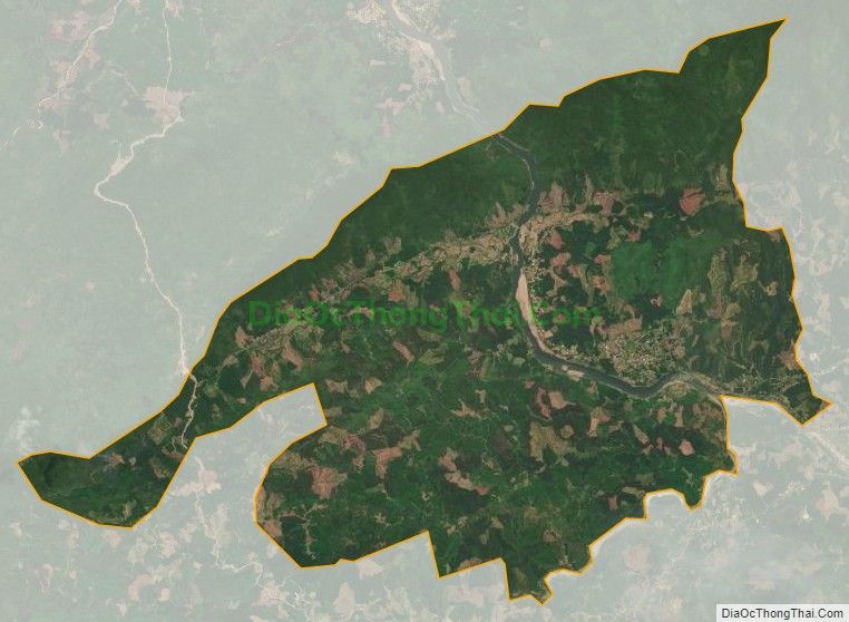 Bản đồ vệ tinh xã Hiệp Hòa, huyện Hiệp Đức