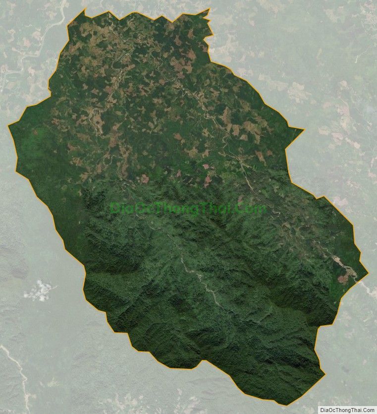 Bản đồ vệ tinh xã Phước Trà, huyện Hiệp Đức