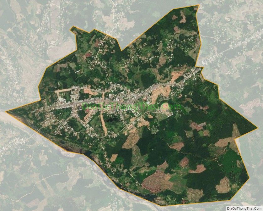 Bản đồ vệ tinh Thị trấn Tân An (cũ), huyện Hiệp Đức