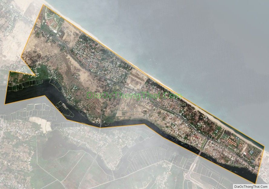 Bản đồ vệ tinh phường Cẩm An, thành phố Hội An