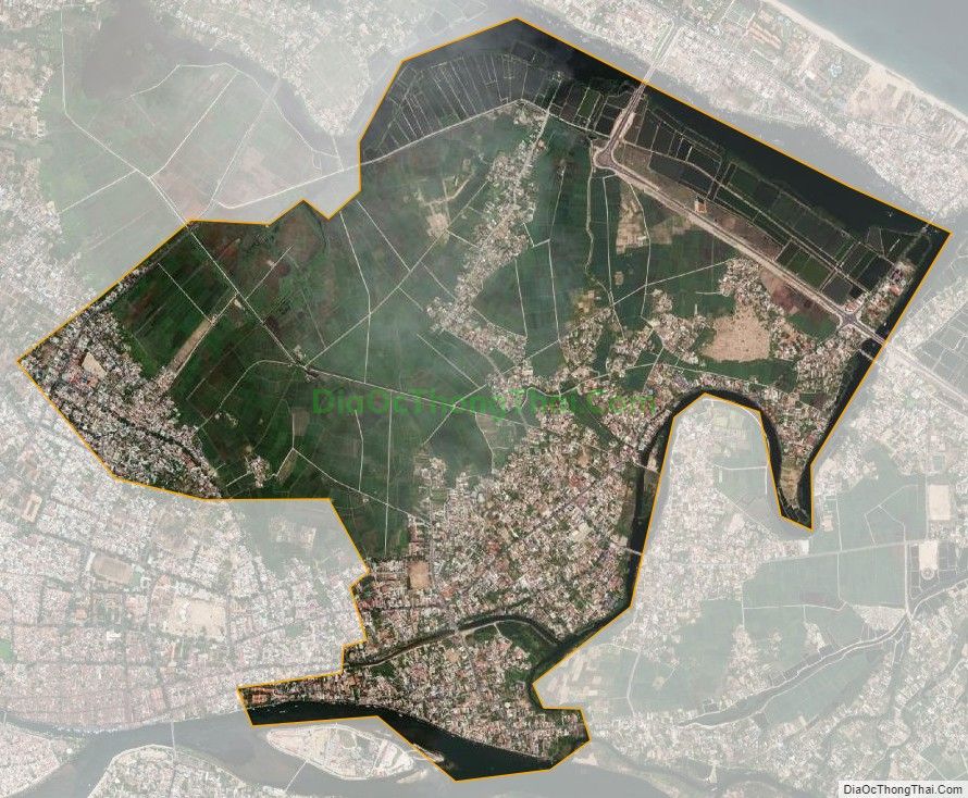 Bản đồ vệ tinh phường Cẩm Châu, thành phố Hội An