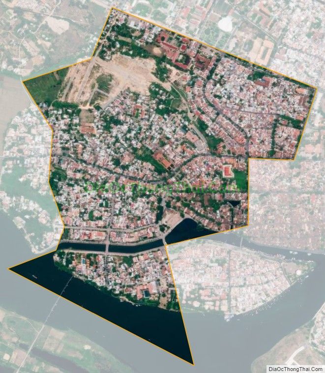 Bản đồ vệ tinh phường Cẩm Phô, thành phố Hội An