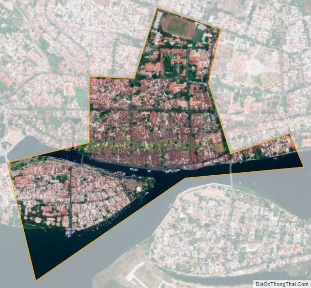 Bản đồ vệ tinh phường Minh An, thành phố Hội An