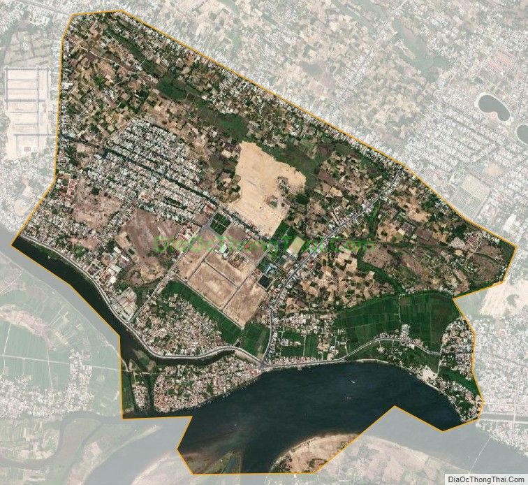 Bản đồ vệ tinh phường Thanh Hà, thành phố Hội An