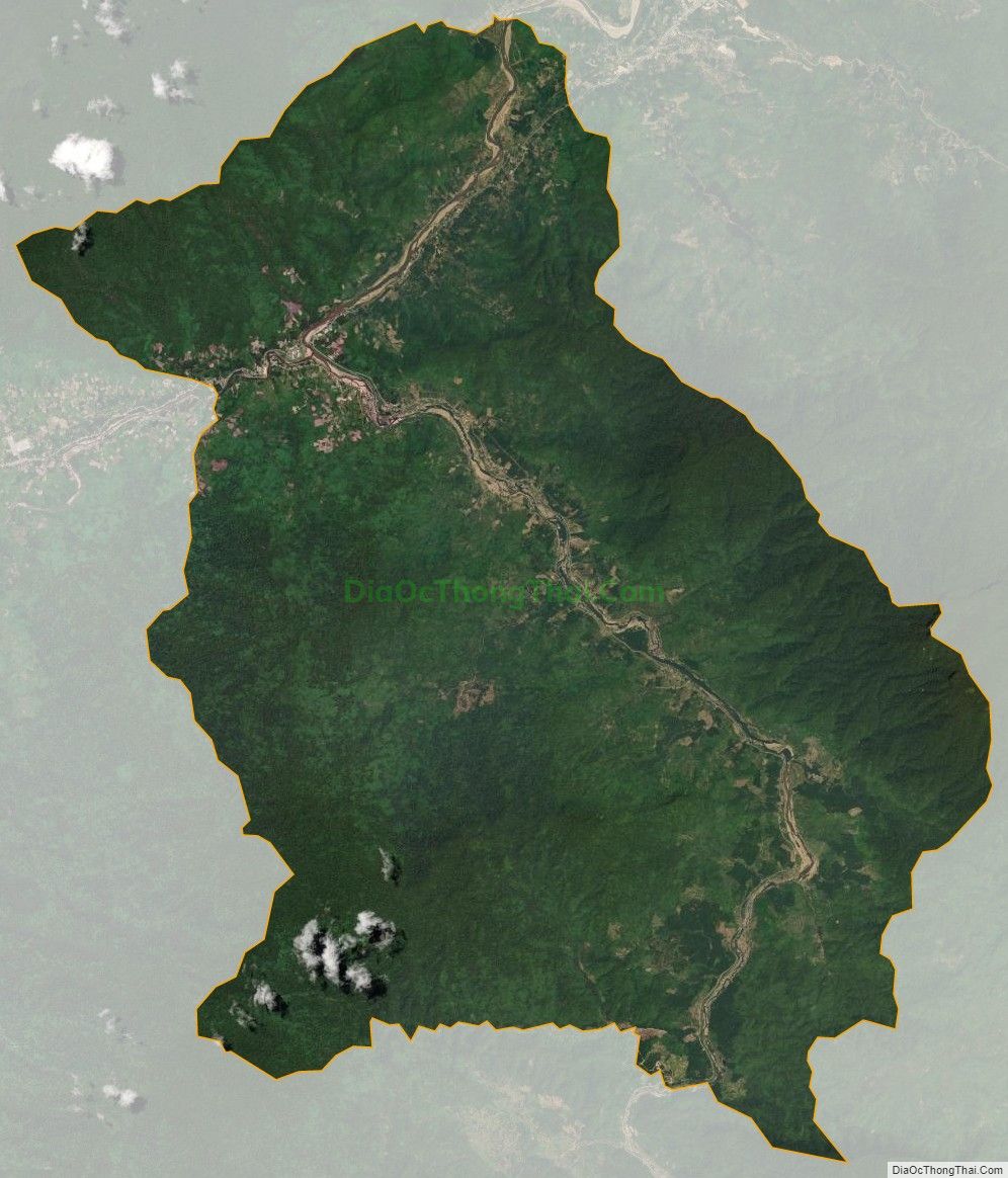 Bản đồ vệ tinh xã Cà Dy, huyện Nam Giang