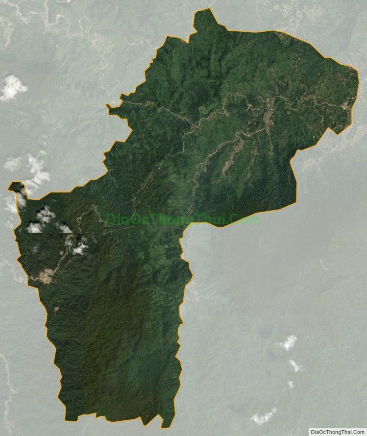 Bản đồ vệ tinh xã Đắc Tôi, huyện Nam Giang