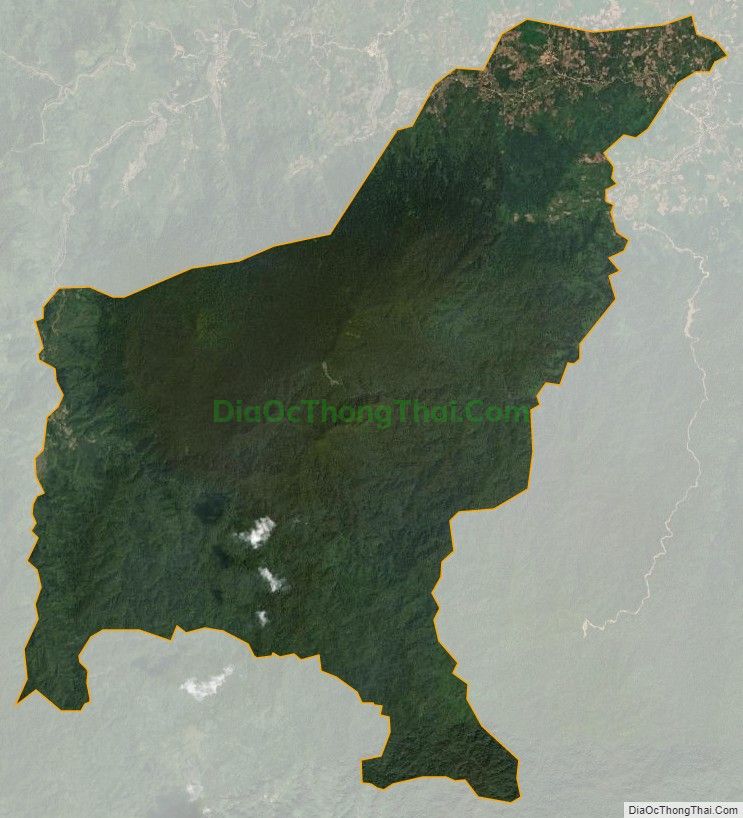 Bản đồ vệ tinh xã La Dêê, huyện Nam Giang