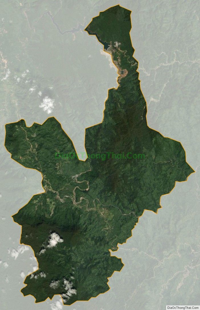 Bản đồ vệ tinh xã La Êê, huyện Nam Giang