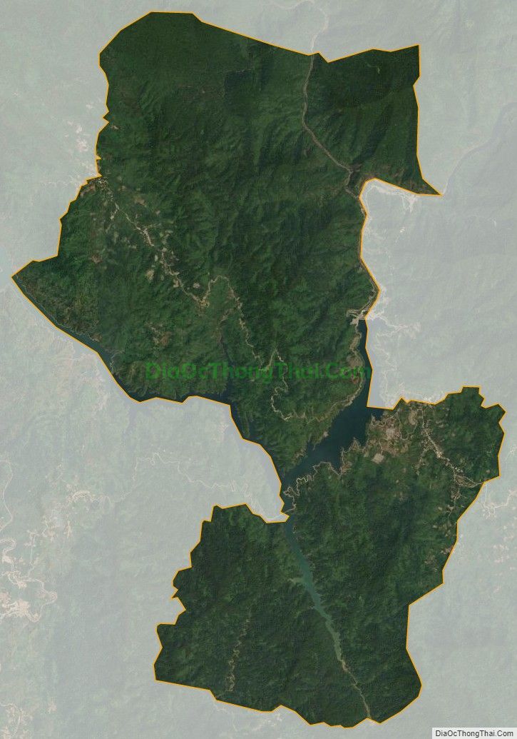 Bản đồ vệ tinh xã Tà Pơơ, huyện Nam Giang