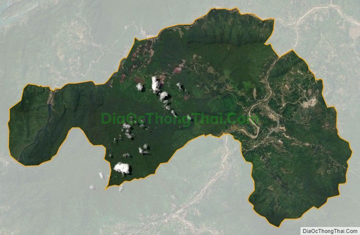 Bản đồ vệ tinh Thị trấn Thạnh Mỹ, huyện Nam Giang