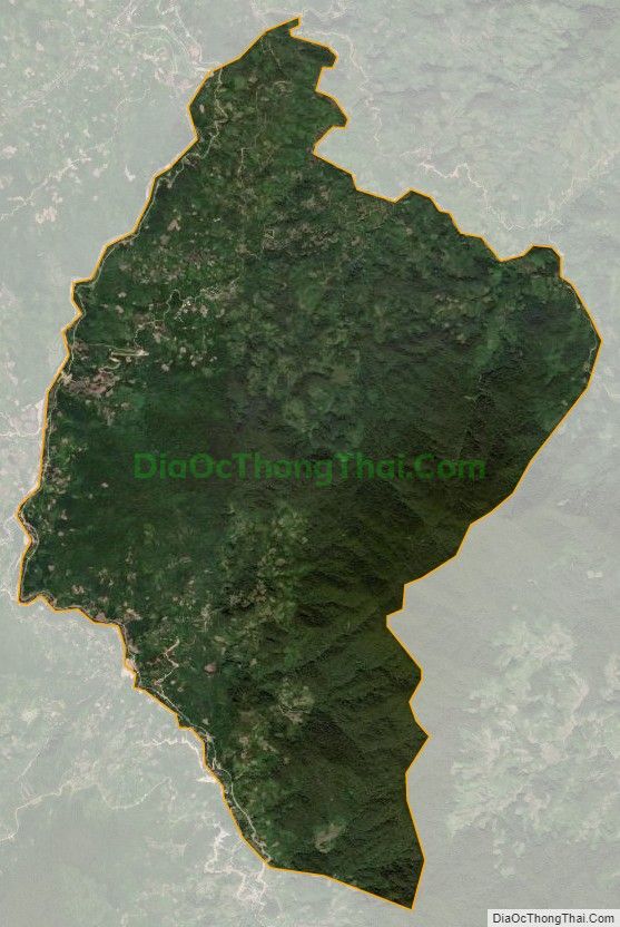 Bản đồ vệ tinh xã Trà Don, huyện Nam Trà My