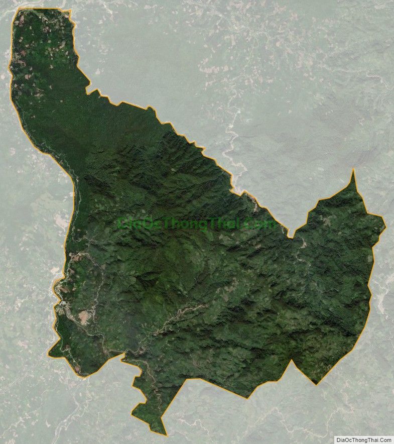 Bản đồ vệ tinh xã Trà Mai, huyện Nam Trà My