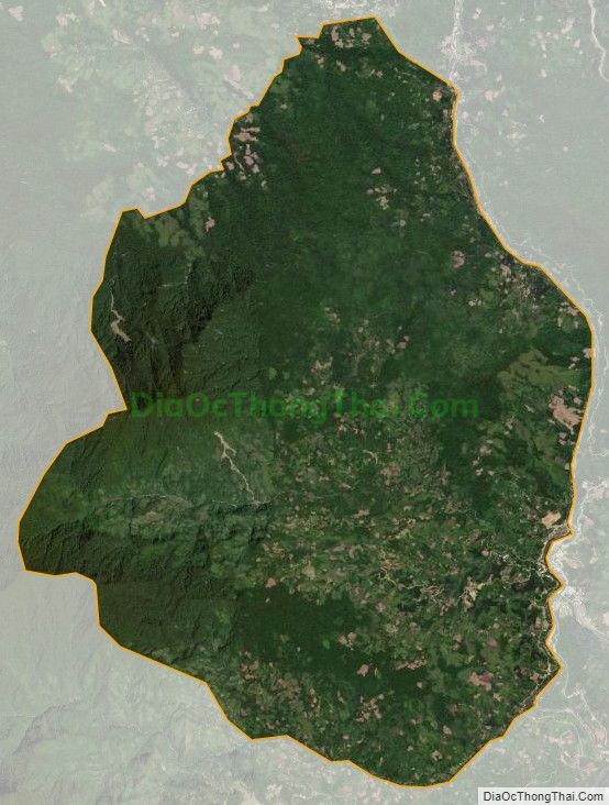 Bản đồ vệ tinh xã Trà Tập, huyện Nam Trà My