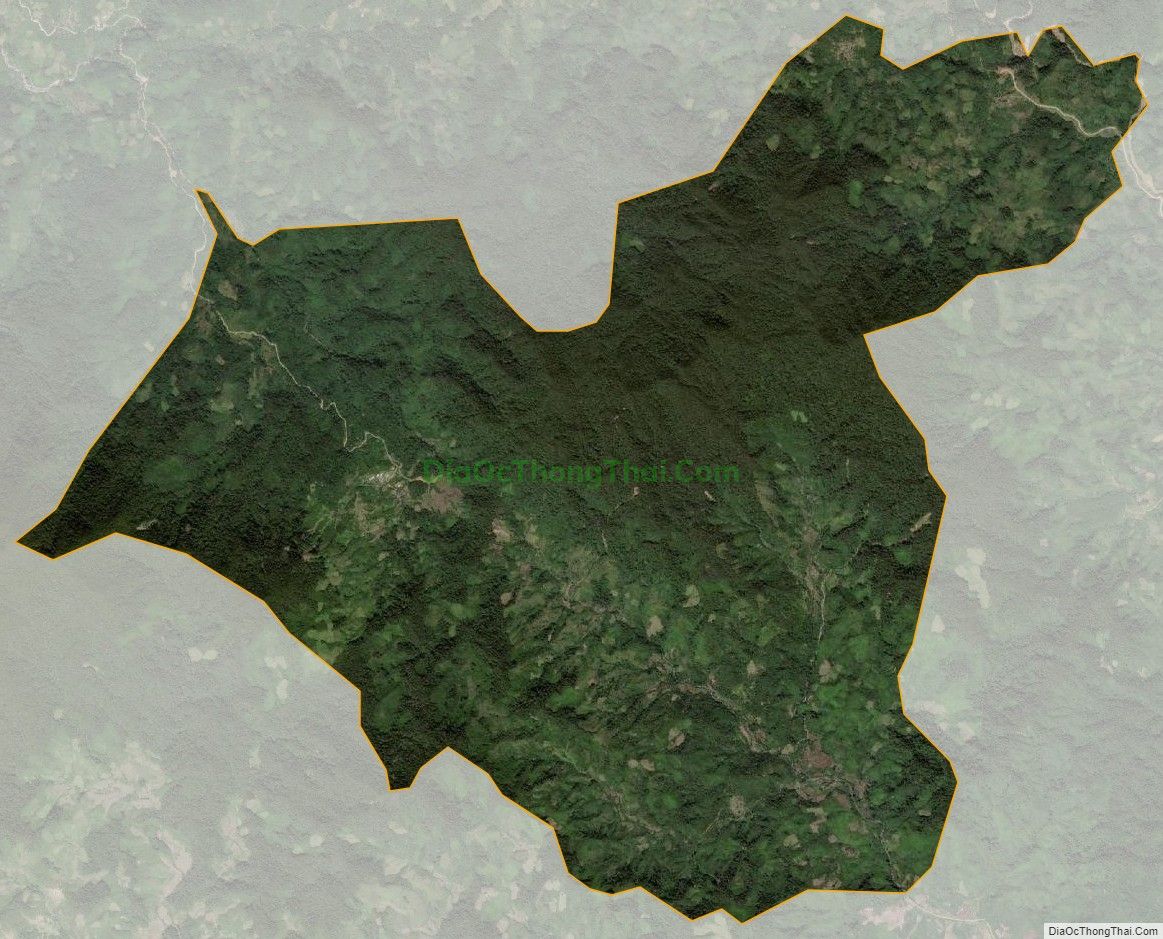 Bản đồ vệ tinh xã Trà Vinh, huyện Nam Trà My