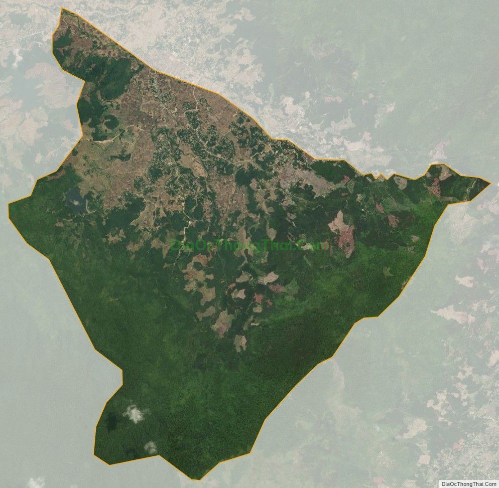 Bản đồ vệ tinh xã Quế Lộc, huyện Nông Sơn