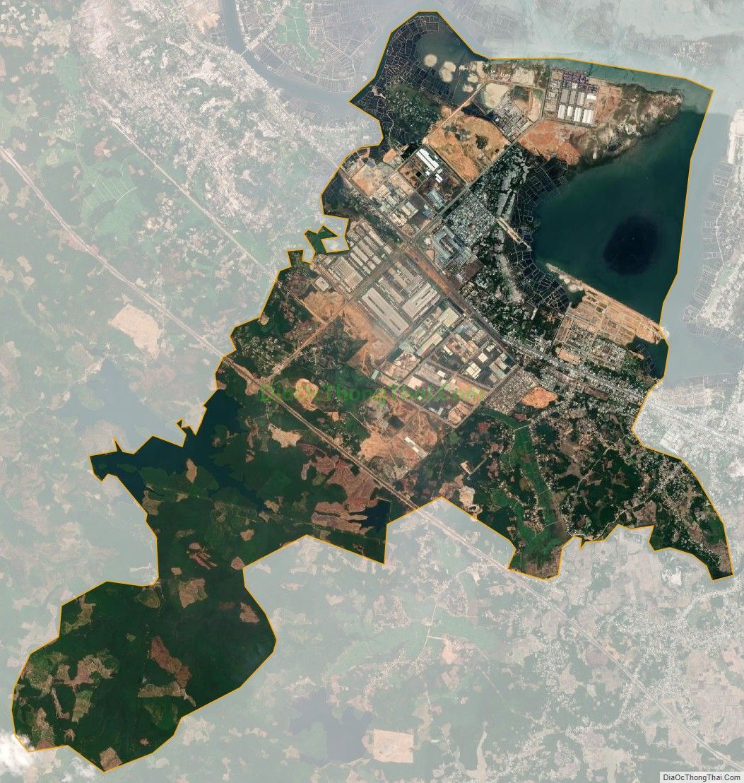 Bản đồ vệ tinh xã Tam Hiệp, huyện Núi Thành