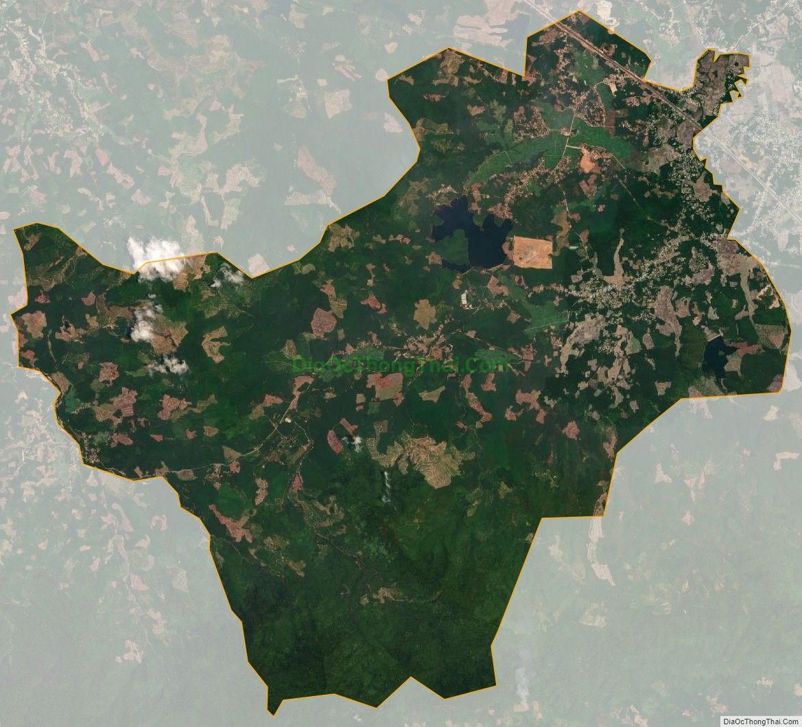 Bản đồ vệ tinh xã Tam Mỹ Tây, huyện Núi Thành