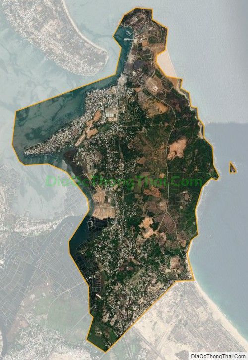 Bản đồ vệ tinh xã Tam Quang, huyện Núi Thành