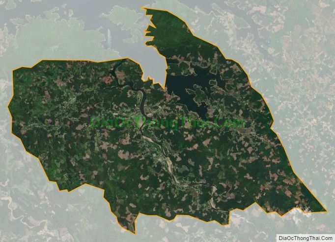 Bản đồ vệ tinh xã Tam Sơn, huyện Núi Thành