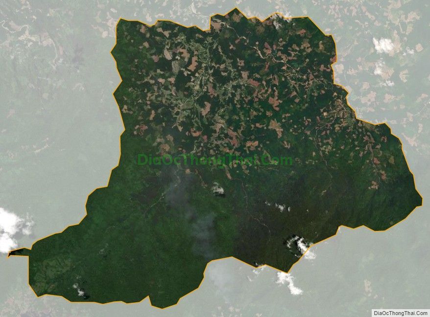 Bản đồ vệ tinh xã Tam Trà, huyện Núi Thành