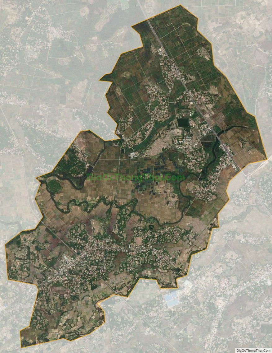 Bản đồ vệ tinh xã Tam An, huyện Phú Ninh