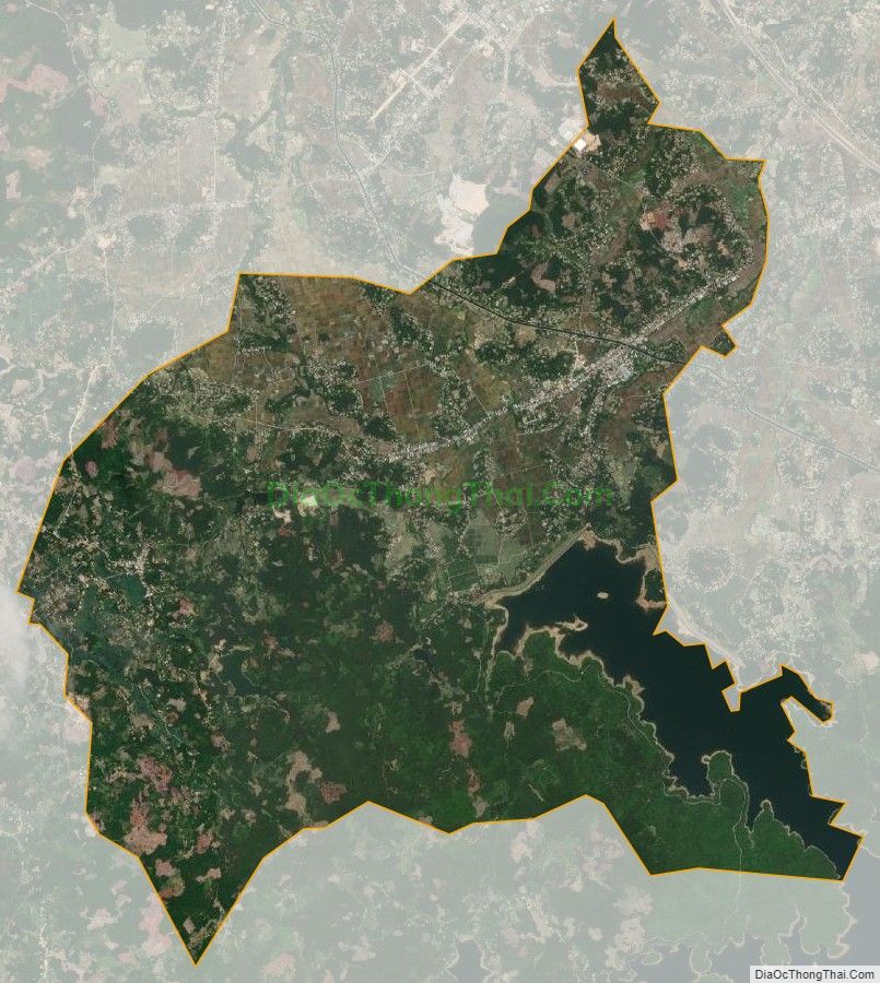 Bản đồ vệ tinh xã Tam Dân, huyện Phú Ninh