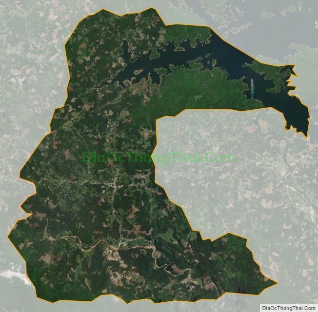 Bản đồ vệ tinh xã Tam Lãnh, huyện Phú Ninh