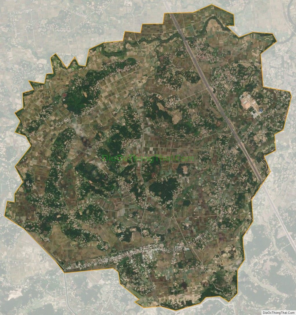 Bản đồ vệ tinh xã Tam Phước, huyện Phú Ninh