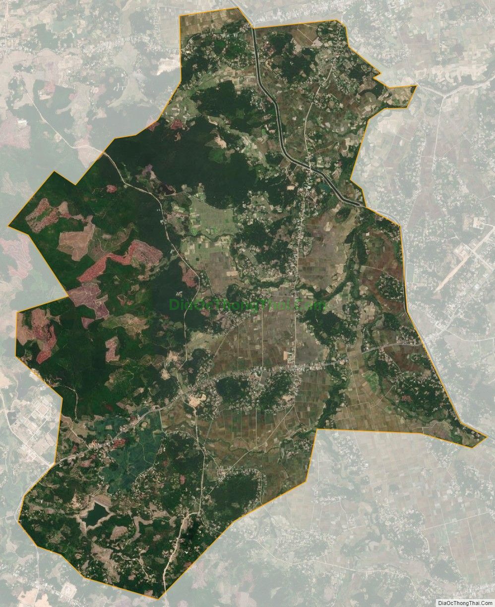 Bản đồ vệ tinh xã Tam Vinh, huyện Phú Ninh