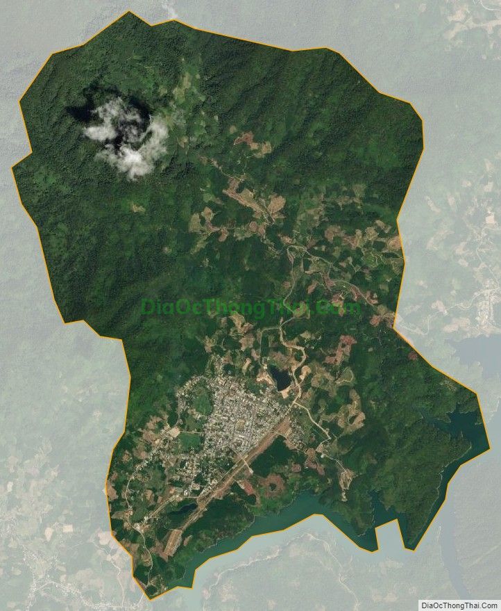 Bản đồ vệ tinh Thị trấn Khâm Đức, huyện Phước Sơn