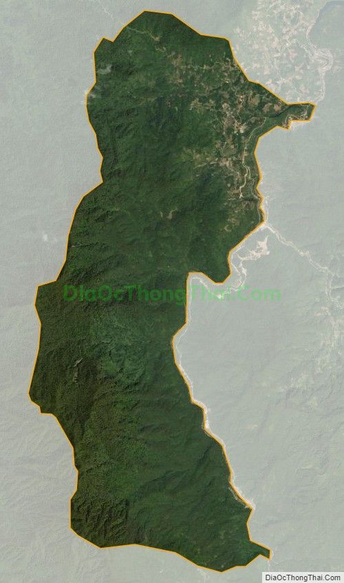 Bản đồ vệ tinh xã Phước Công, huyện Phước Sơn