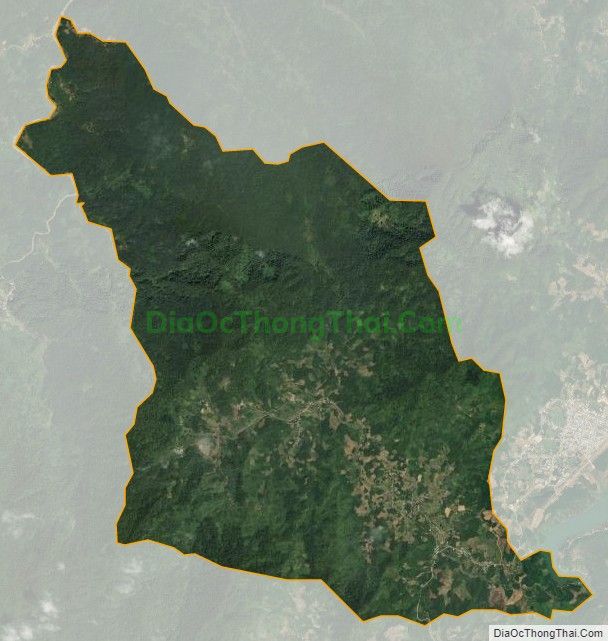 Bản đồ vệ tinh xã Phước Đức, huyện Phước Sơn