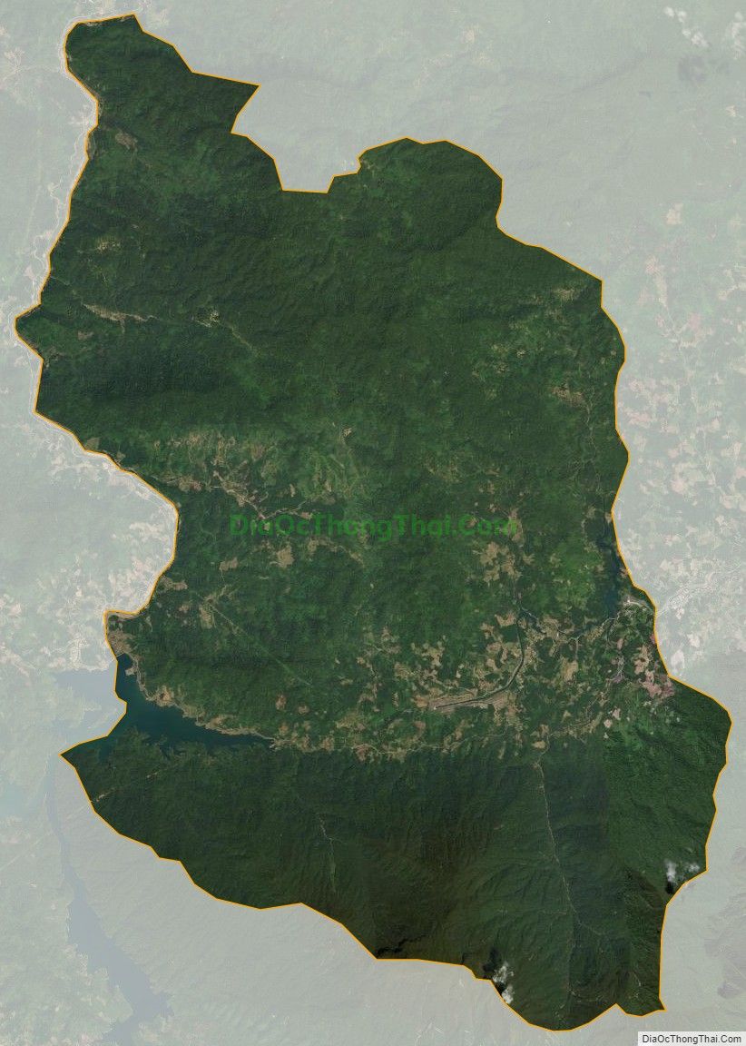 Bản đồ vệ tinh xã Phước Hòa, huyện Phước Sơn