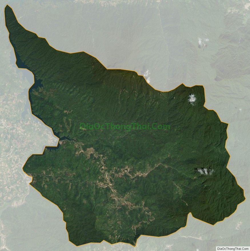 Bản đồ vệ tinh xã Phước Kim, huyện Phước Sơn