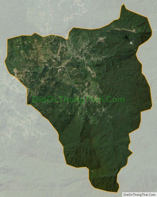 Bản đồ vệ tinh xã Phước Thành, huyện Phước Sơn