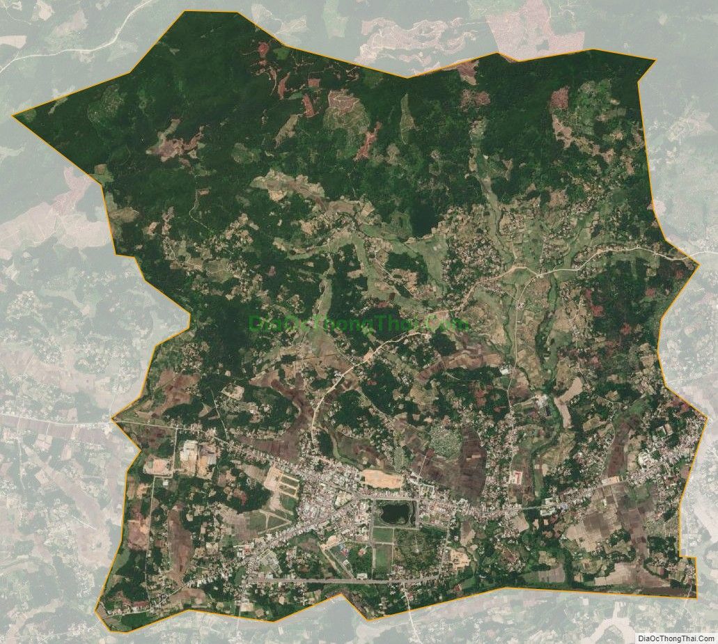 Bản đồ vệ tinh Thị trấn Đông Phú, huyện Quế Sơn