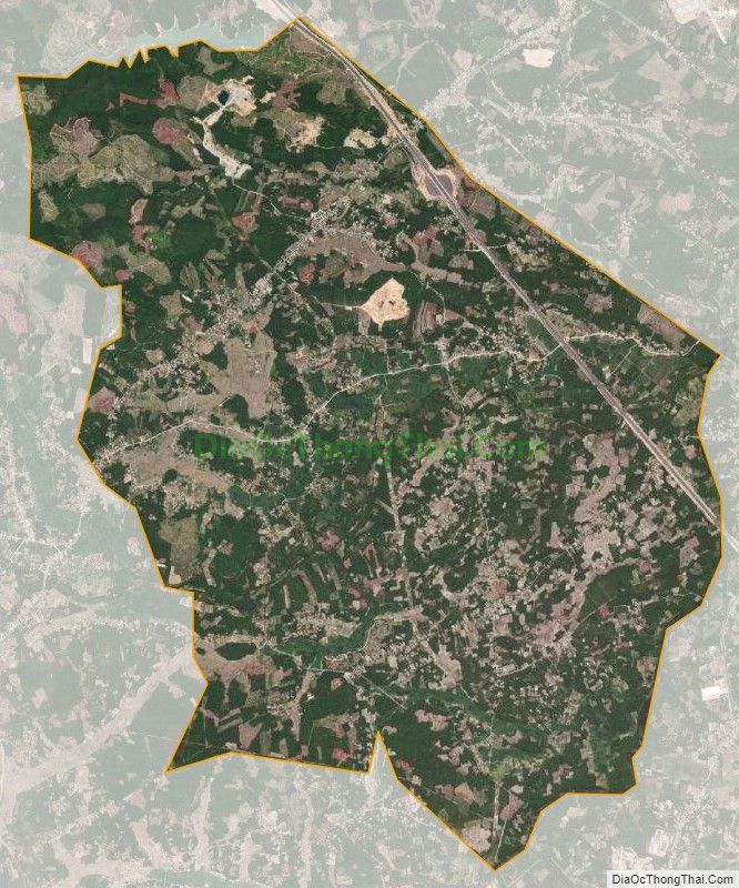 Bản đồ vệ tinh xã Phú Thọ (cũ), huyện Quế Sơn